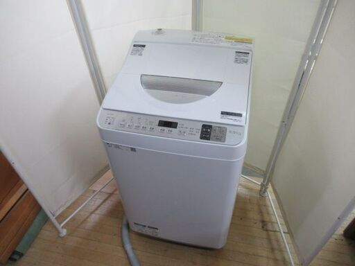 JAKN2829/洗濯乾燥機/洗濯5.5キロ/乾燥3.5キロ/ステンレス槽/穴なし槽/シャープ/SHARP/ES-TX5D/美品/良品/中古品/