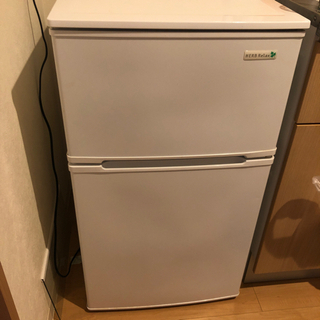 【ネット決済】2017年製　冷蔵庫　2ドア90L 単身