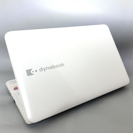 ホワイト色 新品高速SSD Windows10 搭載 美品 15型 東芝 dynabook B452