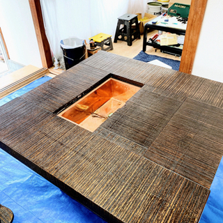 民芸家具 囲炉裏 リビングダイニングセット