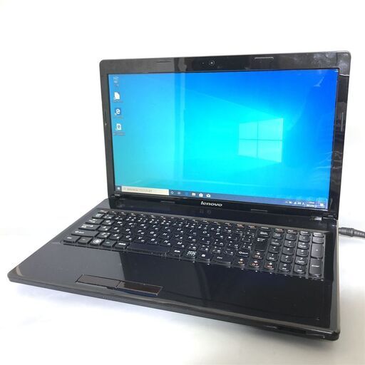 1台限定 中古美品 Windows10 15.6型 Lenovo G570 ノートパソコン Celeron 4GB 500GB DVDRW 無線 WiFi webカメラ Office 即使用可