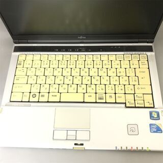 軽量モバイル ノートパソコン 良品 13.3型 富士通 S8390 Core2Duo 2GB 320GB DVDRW 無線 Wi-Fi Windows10 Office 即使用可能