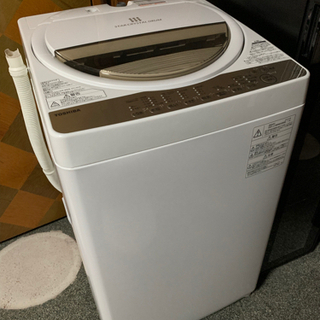 【ネット決済】TOSHIBA 東芝 電気洗濯機 AW-6G8 2...