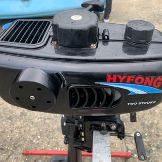 ☆中古品　船外機 2馬力 2スト 水冷式 免許不要　動作問題無し☆