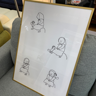 アートパネル　IKEA 絵画【店頭取引限定】【中古品】早い者勝ち...