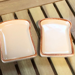 食パン型の豆皿　２個セット　新品
