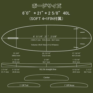  サーフィン、サーフボード G-PANDA ジーパンダ ソフトボトム