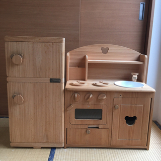 【ネット決済】トッドル　木製おままごとキッチンセット