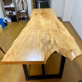 一枚板　脚付き