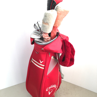 SOLD OUT【レディースセット！】Beauty Queen ゴルフクラブ 7本＋SRIXON ドライバー＋Callaway キャディバッグ付き