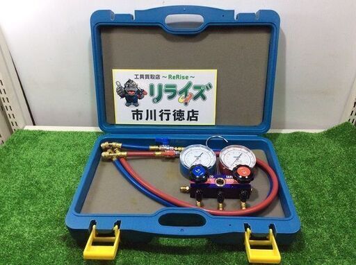 タスコ R410A ゲージマニホールド【リライズ市川行徳店】【店頭取引限定】【中古】ITCMV7G208LU