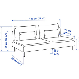 受け渡し予定 IKEAのソファ【SÖDERHAMN ソーデルハムン】