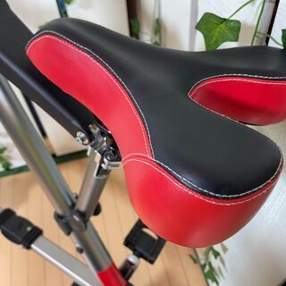 A-bike City 軽量折り畳み自転車 赤色ハンドル・サドル