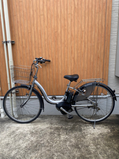 [美品‼︎新基準電動アシスト] YAMAHA パスナチュラ シルバー 26インチ