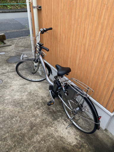 美品‼︎新基準電動アシスト] YAMAHA パスナチュラ シルバー 26インチ