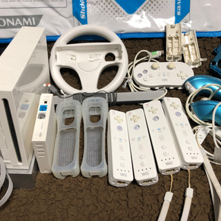 Wiiセット❗️ソフト7本❗️周辺機器多数❗️即4人プレイ可能