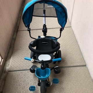 美品　コンパクトフィット2 三輪車　ターコイズ Amazon.co.jp: アイデス(Ides) コンポフィット2 ターコイズ