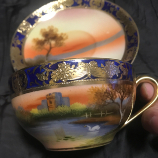 オールドノリタケ カップ&ソーサ アンティーク