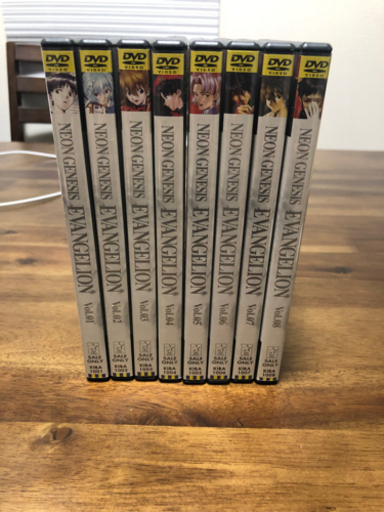 売ります DVD エヴァンゲリオン 全巻セット 全8巻