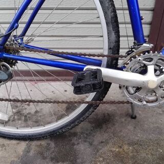 クロスバイク SPECIALIZED CROSSRIDER 21段変速 ぐんじょう色 配送無料