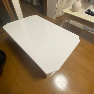 【ネット決済・配送可】【取引先決定】折りたたみ式　テーブル　白色