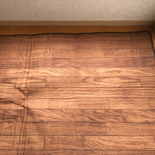 【ネット決済】ホットカーペット２畳サイズ木目調