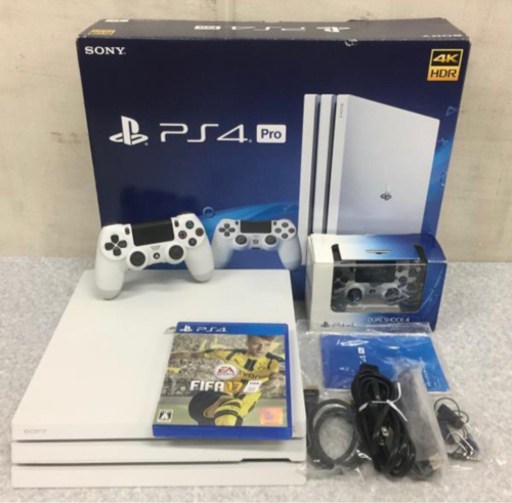 品質一番の 本体 PlayStationPro ps4 ホワイト ps4本体セット 1TB(CUH