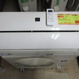 K02443 シャープ 中古エアコン 主に6畳用 冷 2.2KW ／ 暖 2.5KW