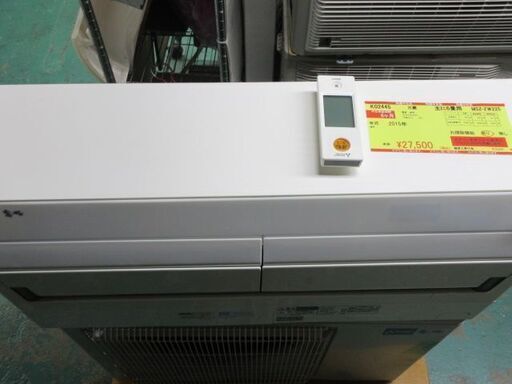 K02445　三菱　中古エアコン　主に6畳用 冷 2.2KW ／ 暖 2.5KW