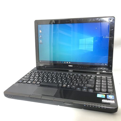即使用可 Windows10 中古美品 13.3型 ワイド液晶 NEC PC-LM750DS6B ノートパソコン Core i7 4GB DVDRW 無線 WiFi Office