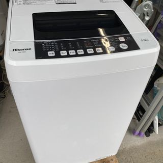 お薦め品‼️分解洗浄済み‼️ハイセンス洗濯機5.5kg② 2018年