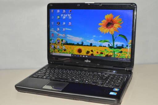中古良品 ノートパソコン 最新Windows10+office 富士通 AH550/3AT Core i3/HDD500GB/4GB/無線/ブルーレイ/HDMI/便利なソフト多数