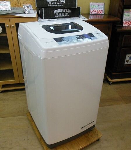 【販売終了しました。ありがとうございます。】HITACHI　 5.0㎏　ステンレス槽　全自動洗濯機　NW-50C　2019年製　中古品　/　相模原市　リサイクルショップ