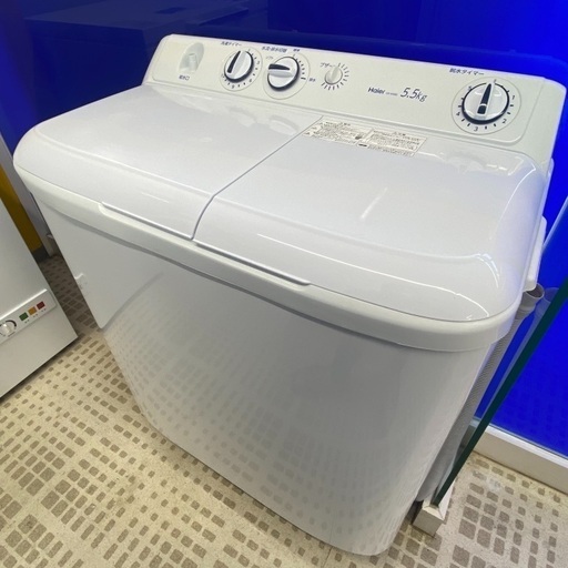 Haier/ハイアール 洗濯機 2槽式洗濯機 JW-W55E 2018年製 5.5キロ