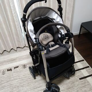 コンビ　ベビーカー　アンブレッタオートフォーキャスエッグショック　セピアブラウン アンブレッタ 4キャス エッグショックUH 幌（セピアブラウン