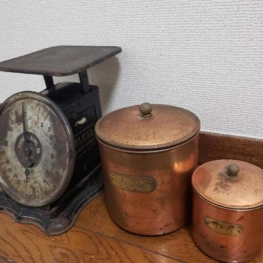 「交渉中」アンティーク雑貨 スケール\u0026ティーポットセット
