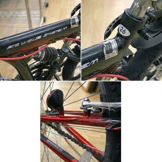 子ども用自転車 26インチ アサップ 赤黒