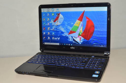 最新Windows10+office 新品爆速SSD256GB 富士通 LIFEBOOK AH54/H i5-3210M/4GB/15.6インチ/ブルーレイ/無線/USB3.0/Webカメラ/便利なソフト