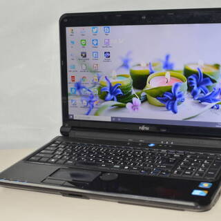 中古ノートパソコン Windows10+office AH53/C core i3-380Ｍ/大容量HDD640GB/4GB/15.6インチ/DVDマルチ/HDMI/無線内蔵/テンキー/便利ソフト