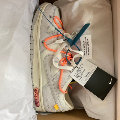 OFF-WHITE × NIKE DUNK LOW 1 OF 50 \