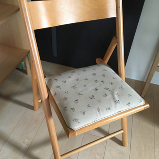 【ネット決済】【無印良品】ブナ材　折りたたみ椅子