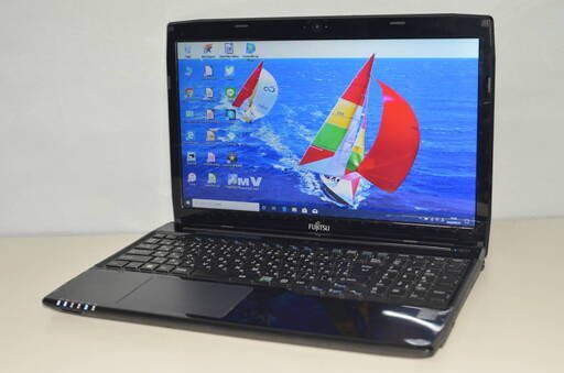 Windows10+office 新品爆速SSD256GB 富士通 LIFEBOOK AH45/R i3-4010U/4GB/15.6インチ/ブルーレイ/USB3.0/Webカメラ/便利なソフト多数
