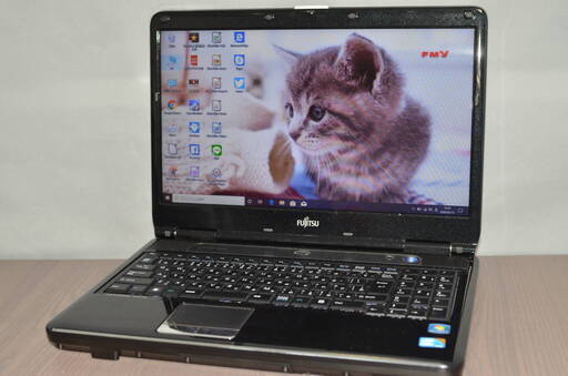 最新Windows10+office 大容量HDD1TB 富士通 FMV-LIFEBOOK AH55/DC i5-480M/4GB/ブルーレイ/USB3.0/HDMI/便利なソフト多数