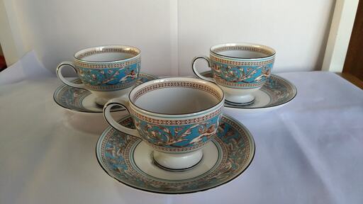 WEDGWOOD ウエッジウッド フロレンティーンターコイズ カップ ...