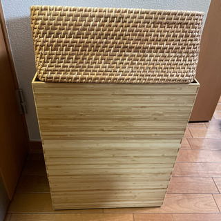 無印重なるランタン&竹材BOX