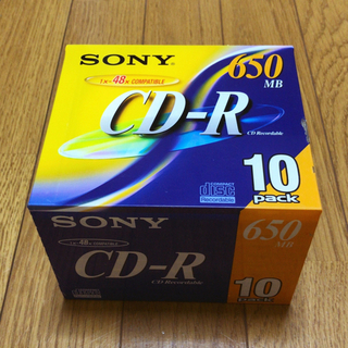 SONY 10枚入りCD-Rメディア74分 650MB 10CD...