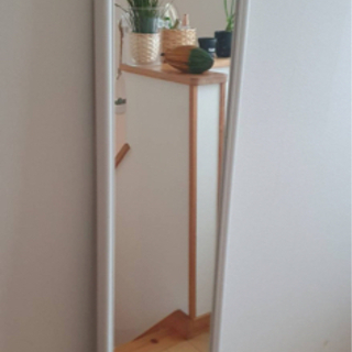 IKEA FLAKNAN スタンドミラー 姿見 鏡 フラークナン