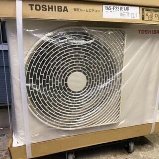 東芝 ルームエアコン RAS-F221E7R(W) 2.2kw 2019年モデル？ 6畳用 新品