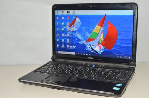 最新Windows10+office 大容量HDD750GB 富士通 LIFEBOOK AH550/5B i5-560M/4GB/ブルーレイ/Webカメラ/USB3.0/HDMI/便利なソフト多数
