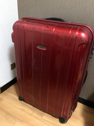 22年3月12日(土)お譲り可能／定価5万円以上／アメリカ旅行用のロック付き／日本製スーツケース 大きいサイズ／平塚